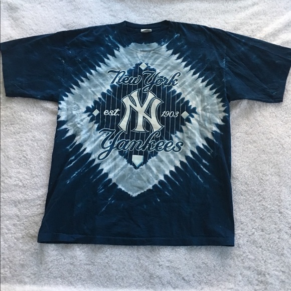 tie dye yankees shirt